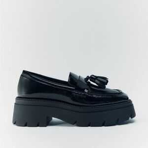 Zara tassel loafers